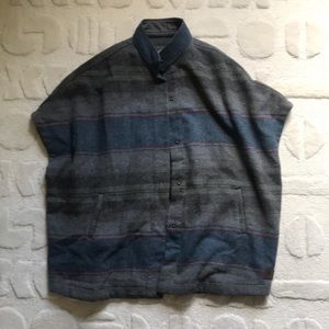 Eddie Bauer Lined Flannel Cape